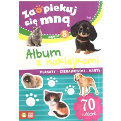 ALBUM Z NAKLEJKAMI ZAOPIEKUJ SIĘ MNĄ ZESZYT 5 - Zielona Sowa
