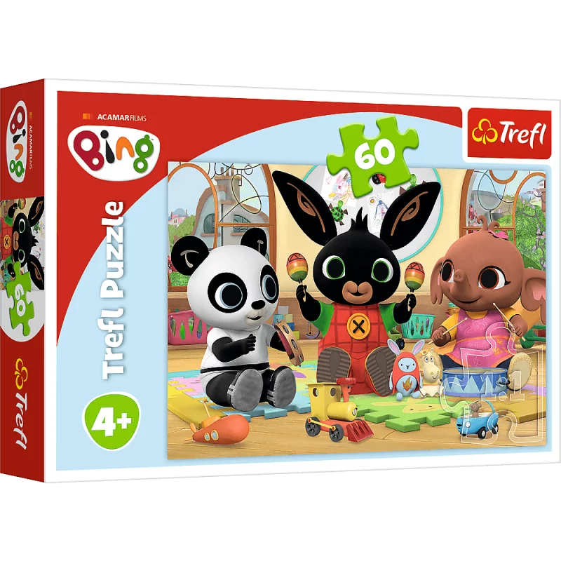 W RYTMIE BINGA PUZZLE 60 ELEMENTÓW 4+ - Trefl W RYTMIE BINGA PUZZLE 60 ELEMENTÓW 4+ - Trefl