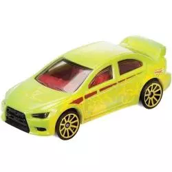 SAMOCHODZIK HOT WHEELS MITSUBISHI LANCER EVOLUTION ZMIENIA KOLOR 3+ - Mattel