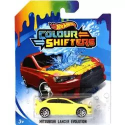 SAMOCHODZIK HOT WHEELS MITSUBISHI LANCER EVOLUTION ZMIENIA KOLOR 3+ - Mattel