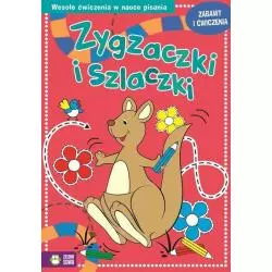 ZABAWY I ĆWICZENIA CZERWONE ZYGZACZKI I SZLACZKI 4+ - Zielona Sowa