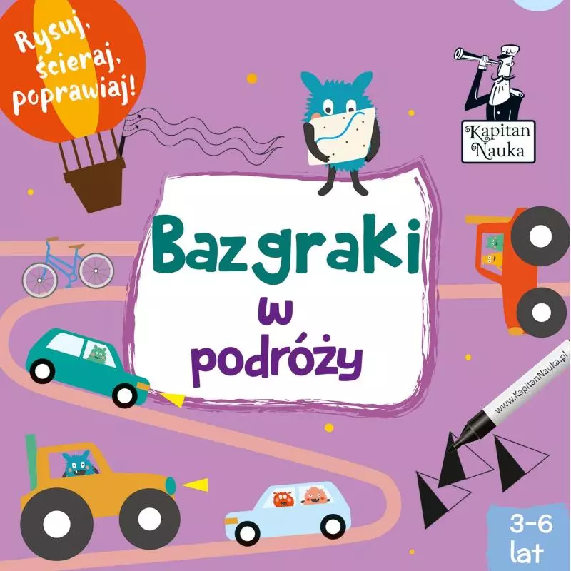 BAZGRAKI W PODRÓŻY KAPITAN NAUKA 3-6 LAT Anna Zych - Edgard