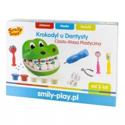 KROKODYL U DENTYSTY CIASTO-MASA PLASTYCZNA SMILY PLAY 3+ - Smily Play