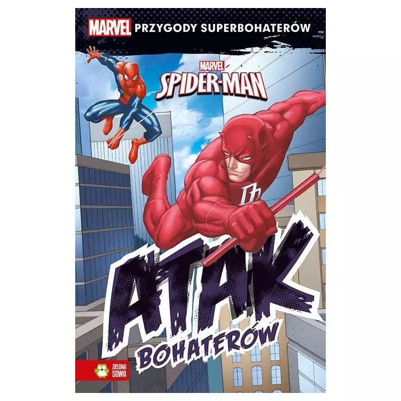 MARVEL ATAK BOHATERÓW SPIDER-MAN 7+ - Zielona Sowa