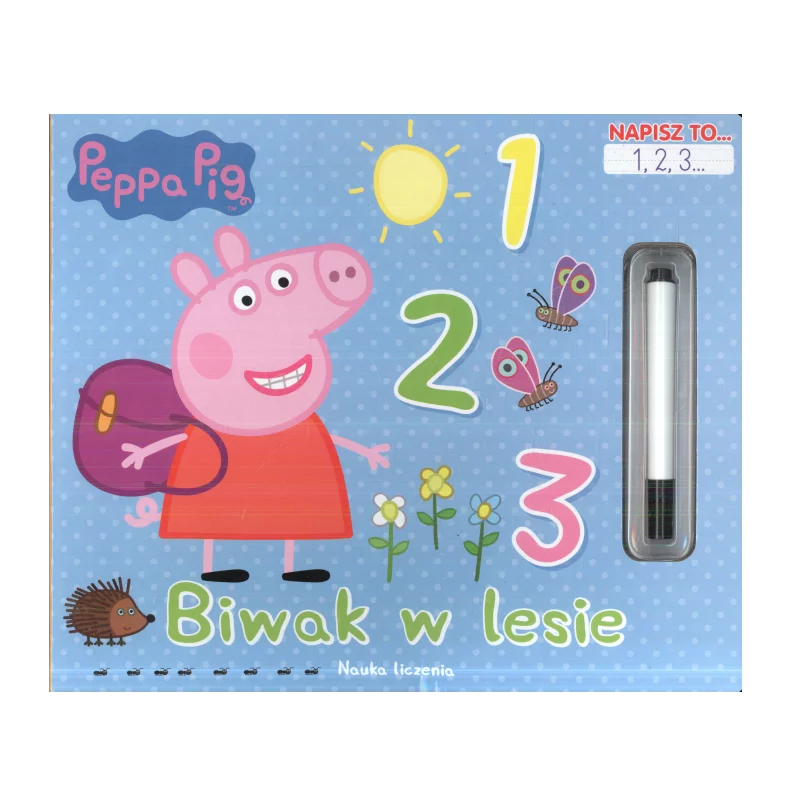 ŚWINKA PEPPA NAPISZ TO 1 2 3 BIWAK W LESIE - Media Service Zawada