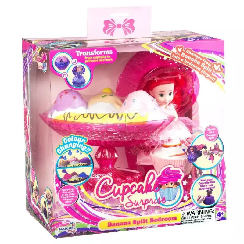 LALKA CUPCAKE DESER BANANOWY RÓŻOWY 4+ - Tm Toys