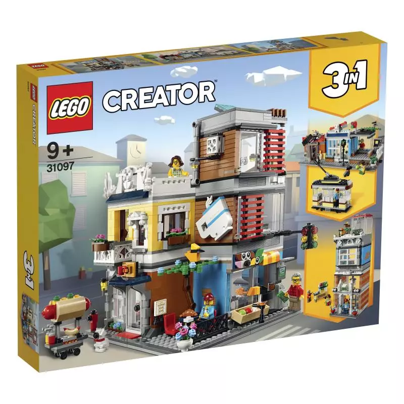 SKLEP ZOOLOGICZNY I KAWIARENKA 3W1 LEGO CREATOR 31097 - Lego