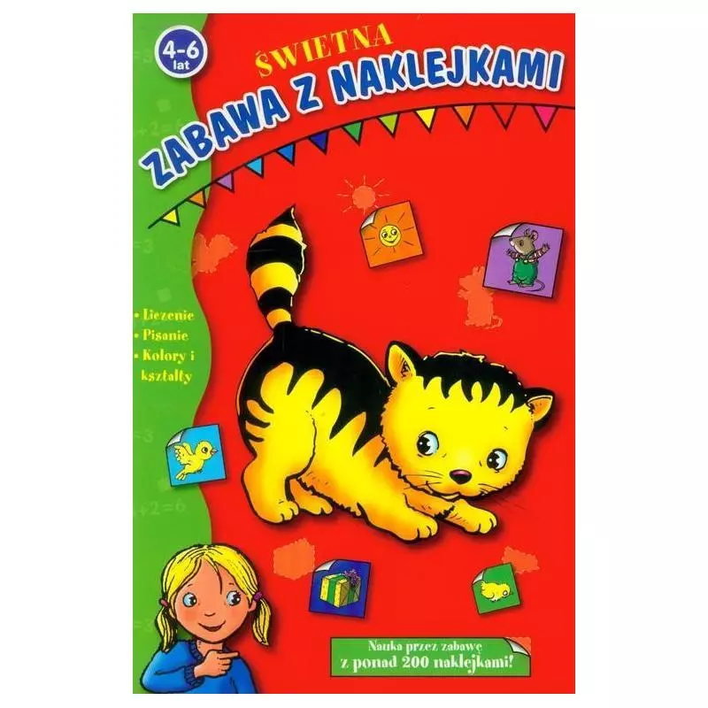 ŚWIETNA ZABAWA Z NAKLEJKAMI 4-6 LAT - Yoyo Books