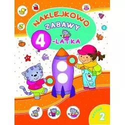 NAKLEJKOWO ZABAWY 4-LATKA ZESZYT 2 Elżbieta Lekan - Olesiejuk