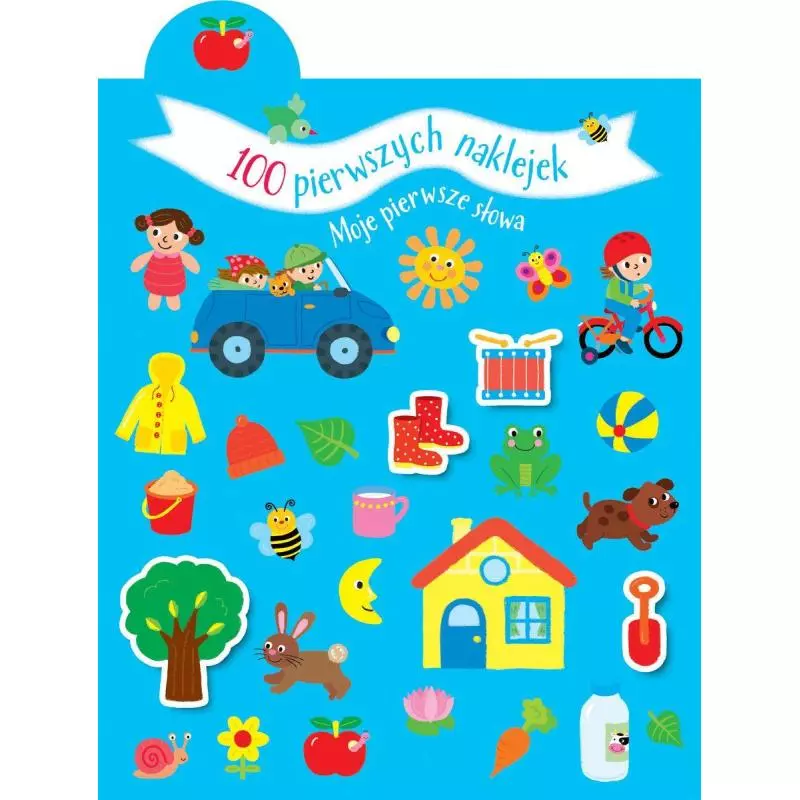 MOJE PIERWSZE SŁOWA. 100 PIERWSZYCH NAKLEJEK 2+ - Olesiejuk