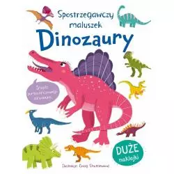 SPOSTRZEGAWCZY MALUSZEK DINOZAURY 4+ - Olesiejuk