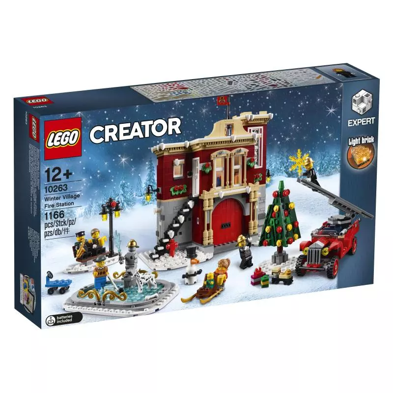 REMIZA STRAŻACKA W ZIMOWEJ WIOSCE LEGO CREATOR 10263 - Lego