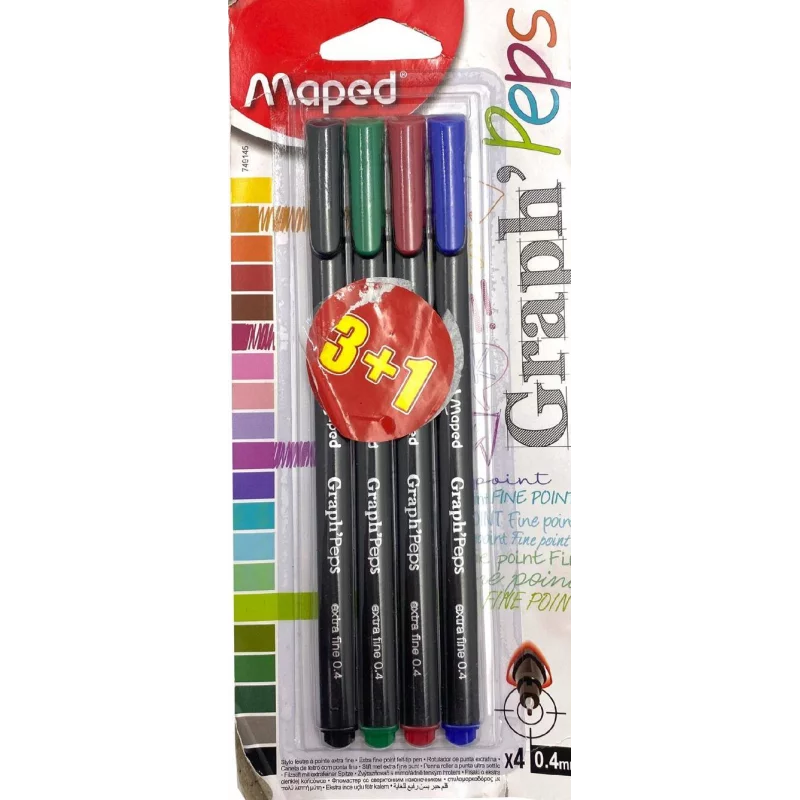 CIENKOPIS GRAPH PEPS 4 KOLORY - Maped