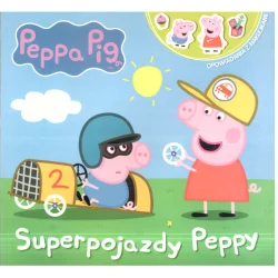 ŚWINKA PEPPA SUPERPOJAZDY PEPPY OPOWIADANIA Z NAKLEJKAMI - Media Service Zawada