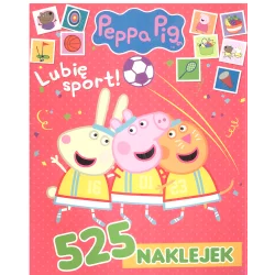 ŚWINKA PEPPA LUBIĘ SPORT! 525 NAKLEJEK - Media Service Zawada