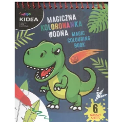 KIDEA MAGICZNA KOLOROWANKA WODNA DINOZAURY - Derform