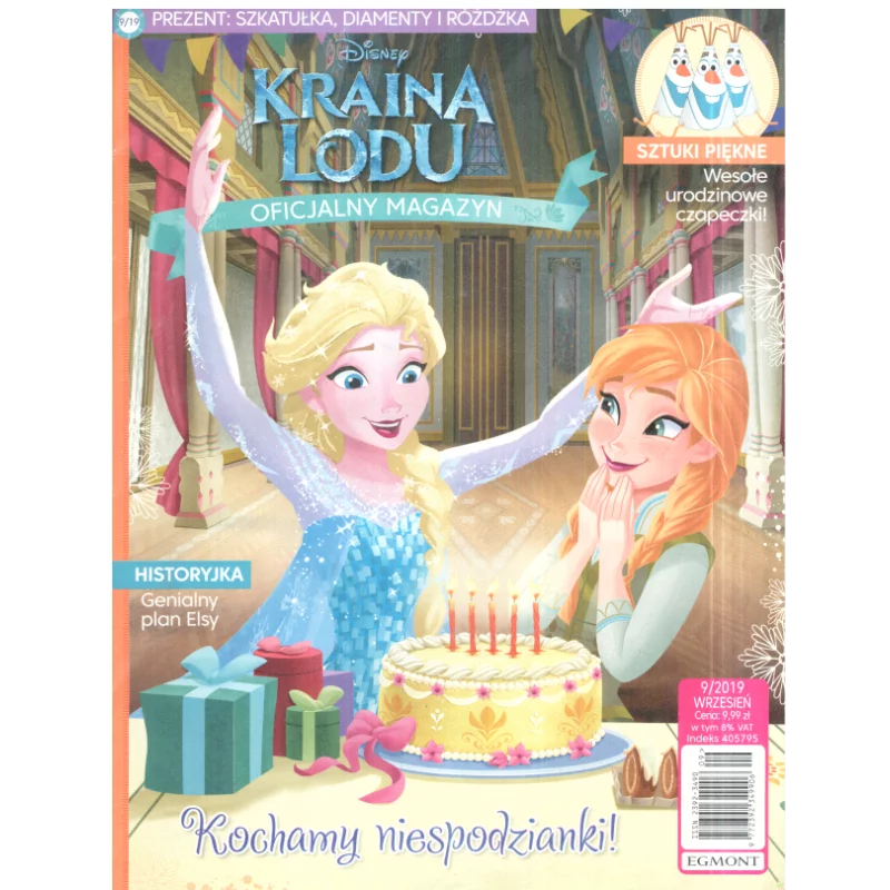 DISNEY KRAINA LODU OFICJALNY MAGAZYN. KOCHAMY NIESPODZIANKI! + PREZENT - Egmont