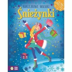 NAKLEJKOWE MOZAIKI ŚNIEŻYNKI - Zielona Sowa