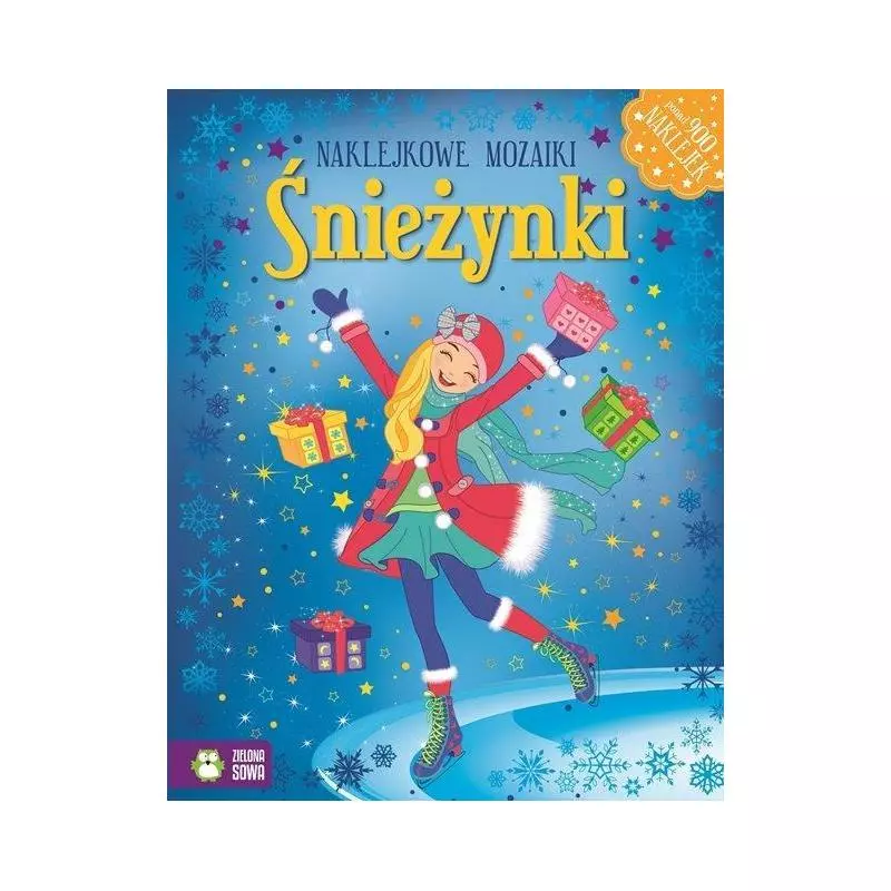 NAKLEJKOWE MOZAIKI ŚNIEŻYNKI - Zielona Sowa NAKLEJKOWE MOZAIKI ŚNIEŻYNKI - Zielona Sowa