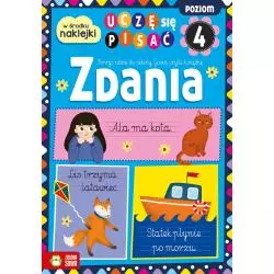 ZDANIA UCZĘ SIĘ PISAĆ Magda Malicka 6+ - Zielona Sowa