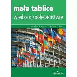 WIEDZA O SPOŁECZEŃSTWIE MAŁE TABLICE Krzysztof Sikorski - Adamantan