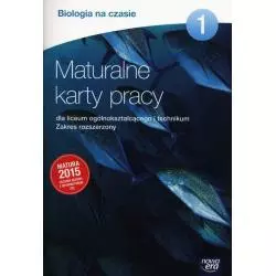 BIOLOGIA NA CZASIE MATURALNE KARTY PRACY 1 ZAKRES ROZSZERZONY - Nowa Era