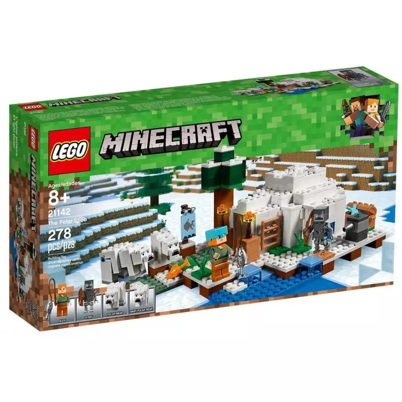 IGLOO NIEDŹWIEDZIA POLARNEGO LEGO MINECRAFT 21142 - Lego