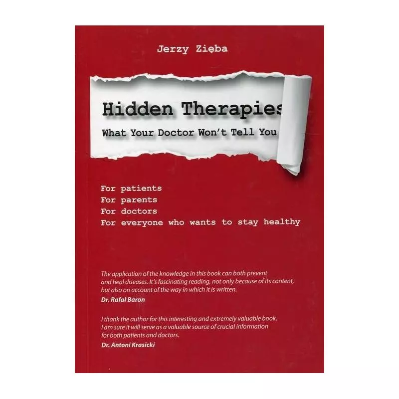 HIDDEN THERAPIES UKRYTE TERAPIE Jerzy Zięba - Egida