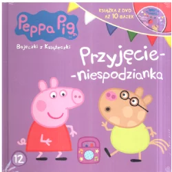 PRZYJĘCIE NIESPODZIANKA ŚWINKA PEPPA BAJECZKI Z KSIĄŻECZKI + DVD - Media Service Zawada