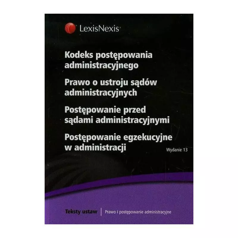 KODEKS POSTĘPOWANIA ADMINISTRACYJNEGO - LexisNexis