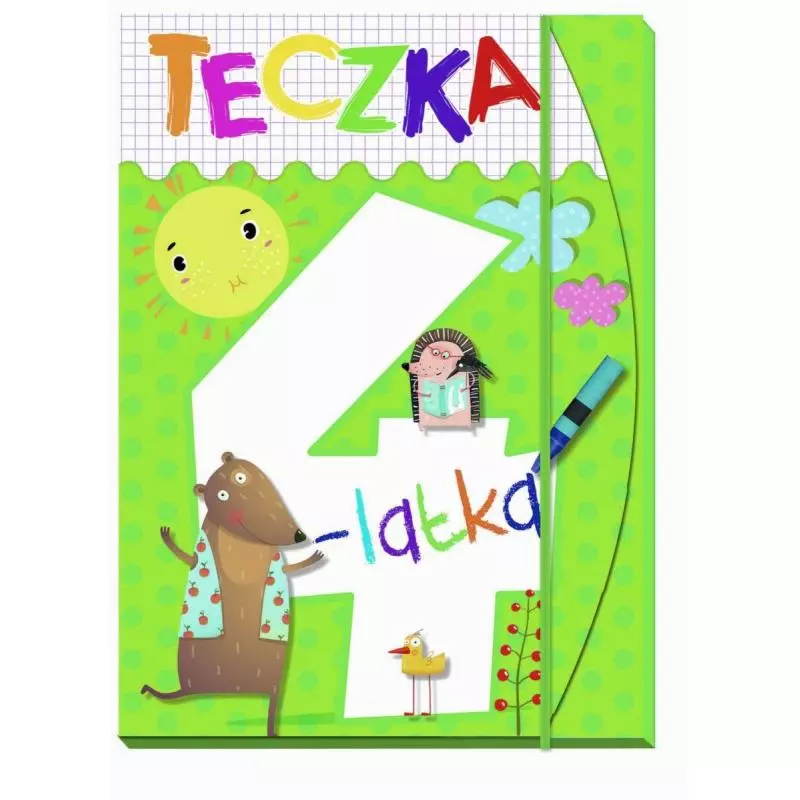 TECZKA 4-LATKA ZGADUJĘ RYSUJĘ MALUJĘ Elżbieta Lekan, Joanna Myjak - Olesiejuk