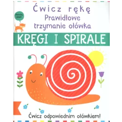 ĆWICZ RĘKĘ PRAWIDŁOWE TRZYMANIE OŁÓWKA KRĘGI I SPIRALE Joe Potter - Olesiejuk