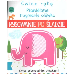 ĆWICZ RĘKĘ PRAWIDŁOWE TRZYMANIE OŁÓWKA RYSOWANIE PO ŚLADZIE Joe Potter - Olesiejuk
