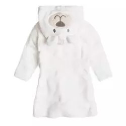 SZLAFROK NIEMOWLĘCY BIAŁY Z KAPTUREM 68/74 CM COOL CLUB - Cool Club