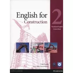 ENGLISH FOR CONSTRUCTION 2 COURSE BOOK + CD Evan Frendo - Pearson