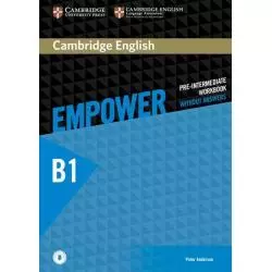 CAMBRIDGE ENGLISH EMPOWER PRE-INTERMEDIATE WORKBOOK Peter Anderson - Cambridge University Press