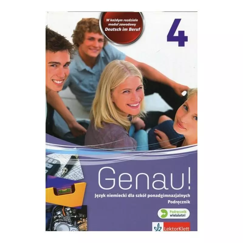 GENAU! 4 PODRĘCZNIK WIELOLETNI + CD Carla Tkadleckova - LektorKlett