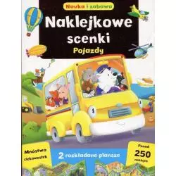 NAKLEJKOWE SCENKI NAUKA I ZABAWA POJAZDY - Olesiejuk