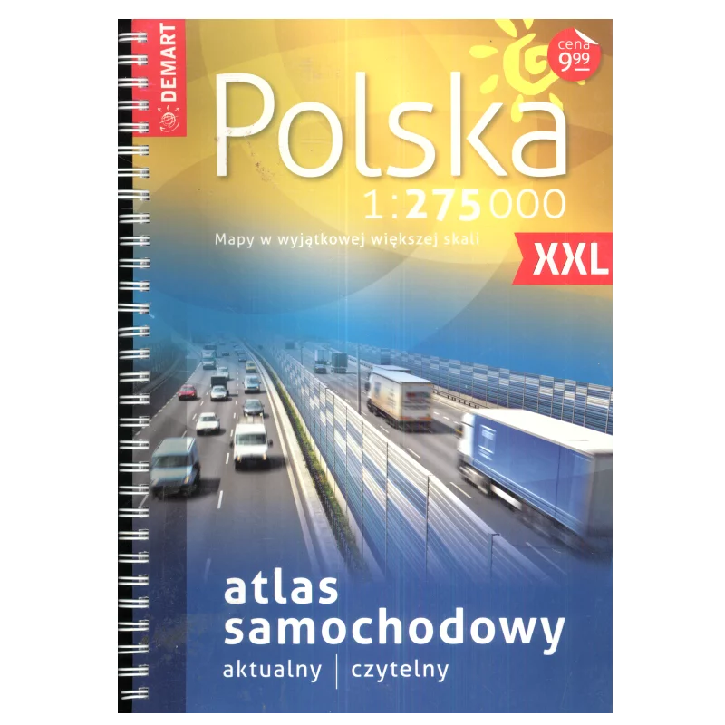 POLSKA ATLAS SAMOCHODOWY 1 : 275 000 - Demart