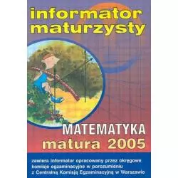 MATEMATYKA MATURA 2005 - Tutor
