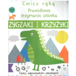 ĆWICZ RĘKĘ PRAWIDŁOWE TRZYMANIE OŁÓWKA ZYGZAKI I KRZYŻYKI Joe Potter - Olesiejuk