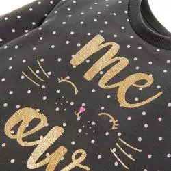 BLUZA DZIEWCZĘCA W KROPKI GRAFITOWA 92 CM COOL CLUB - Cool Club