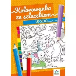 KOLOROWANKA ZE SZLACZKIEM W ZOO Natalia Logvanova - Wydawnictwo Pryzmat