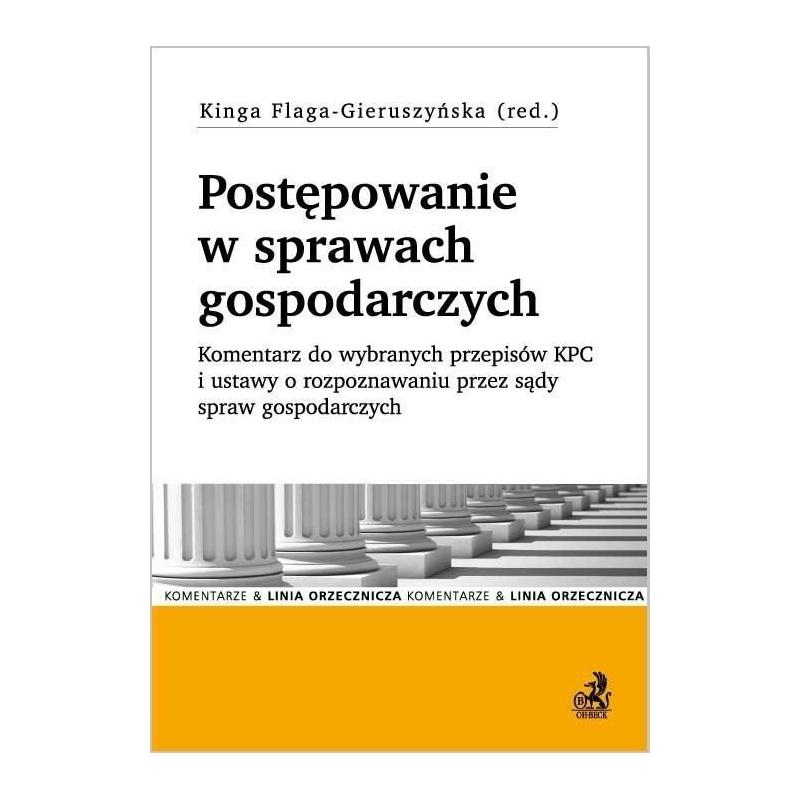 POSTĘPOWANIE W SPRAWACH GOSPODARCZYCH KINGA FLAGA-GIERUSZYŃSKA