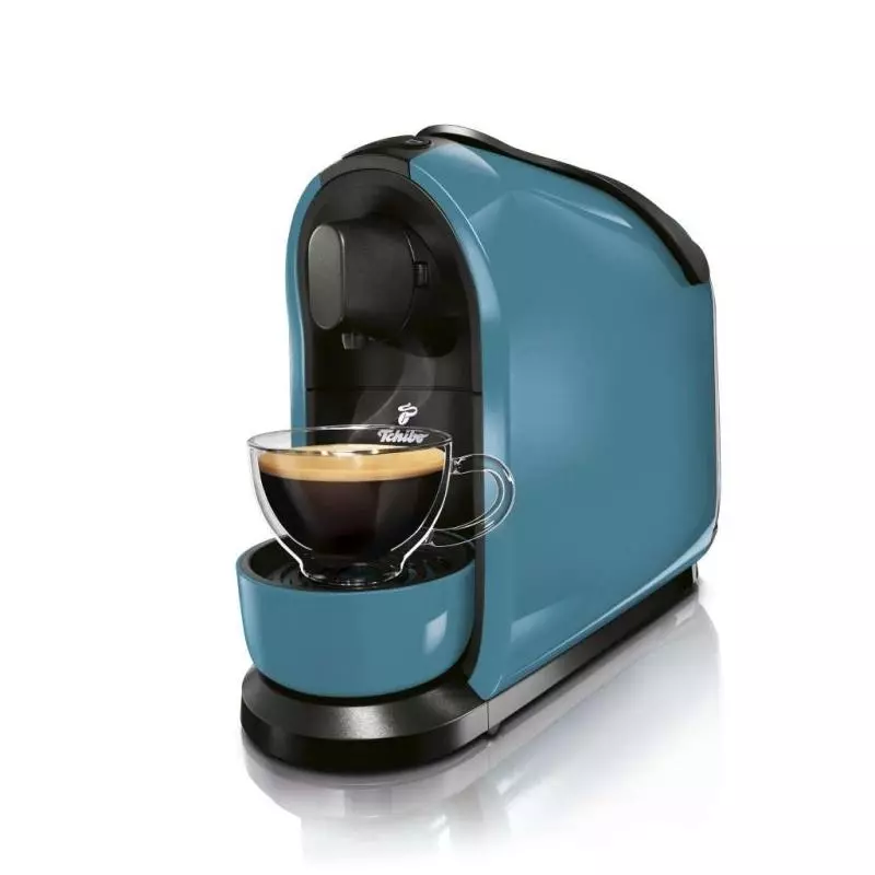 EKSPRES KAPSUŁKOWY TCHIBO CAFISSIMO PURE PETROL TURKUSOWY II GATUNEK - Tchibo