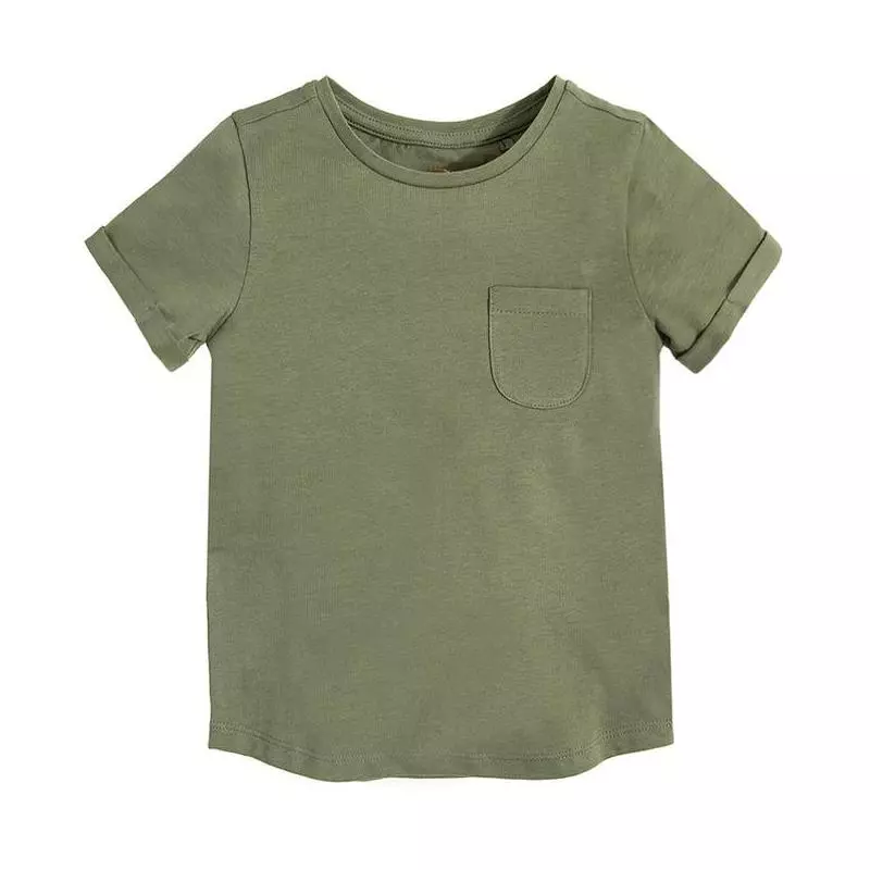 T-SHIRT DZIEWCZĘCY RÓŻOWY + KHAKI 2 SZT. 116 CM COOL CLUB - Cool Club