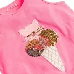 T-SHIRT DZIEWCZĘCY BEZ RĘKAWÓW 116 CM COOL CLUB - Cool Club