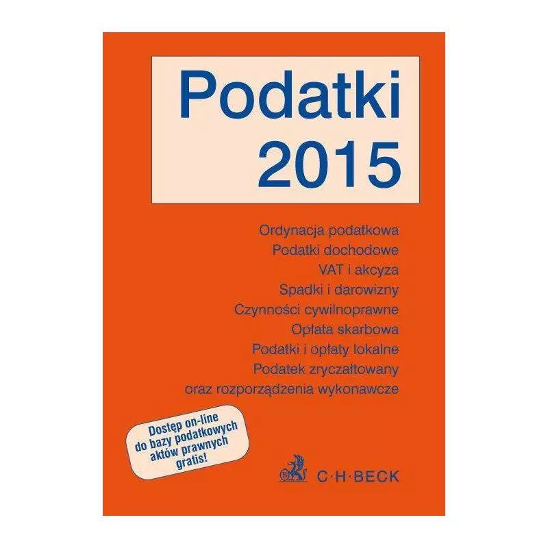 PODATKI 2015 Aneta Flisek - C.H. Beck