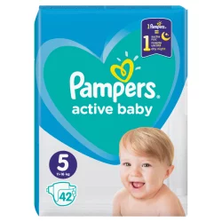 PIELUCHY PAMPERS ACTIVE BABY 42 SZT. ROZMIAR 5 11-16 KG - Procter & Gamble
