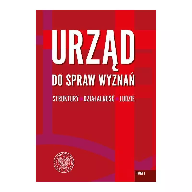 URZĄD DO SPRAW WYZNAŃ - STRUKTURY, DZIAŁALNOŚĆ, LUDZIE 1 - IPN